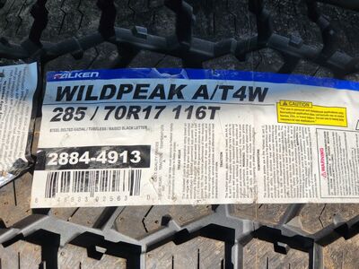 285/70r17 falken wildpeak at4w