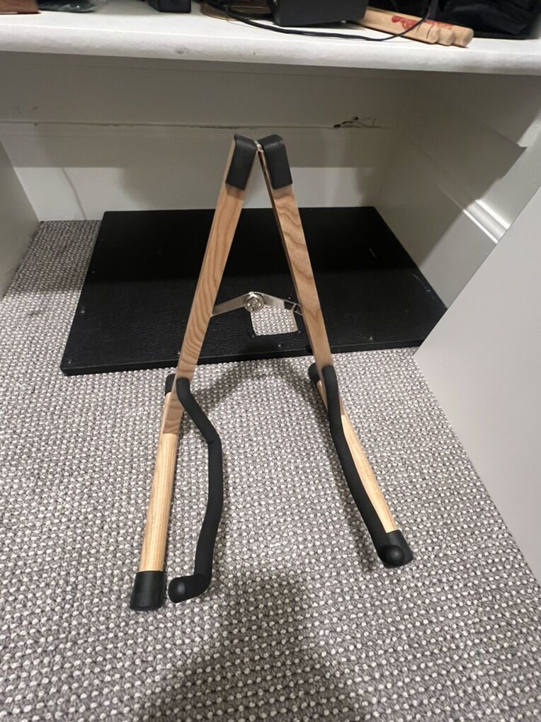 Wooden Guitar Stand