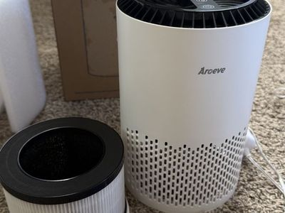 Compact Desktop Air Purifier with Filter
