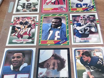 1989 Topps Traded Football Complete Set (132) + Bills Stars Lot + Kerry Collins