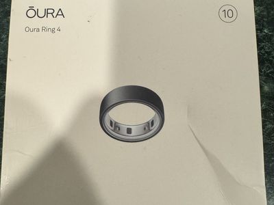 Oura 4 Ring (Size 10) Metallic Stealth