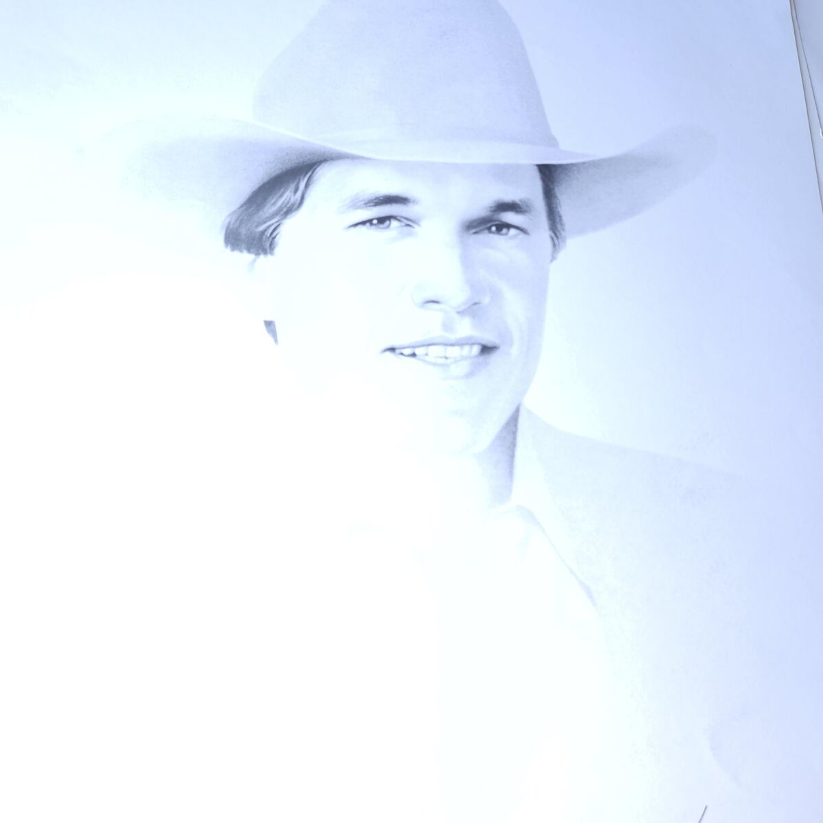 George Strait Lithograph by Gary Saderup