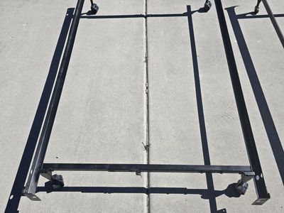 3 Metal twin Bed Frames with Casters - Sturdy & Easy to Move Bed Support