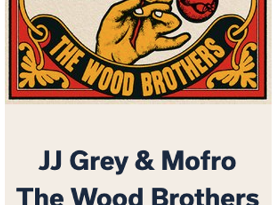 JJ Grey & Mofro + The Wood Brothers Tickets - Red Butte Outdoor Concert Series 2026 Ticket