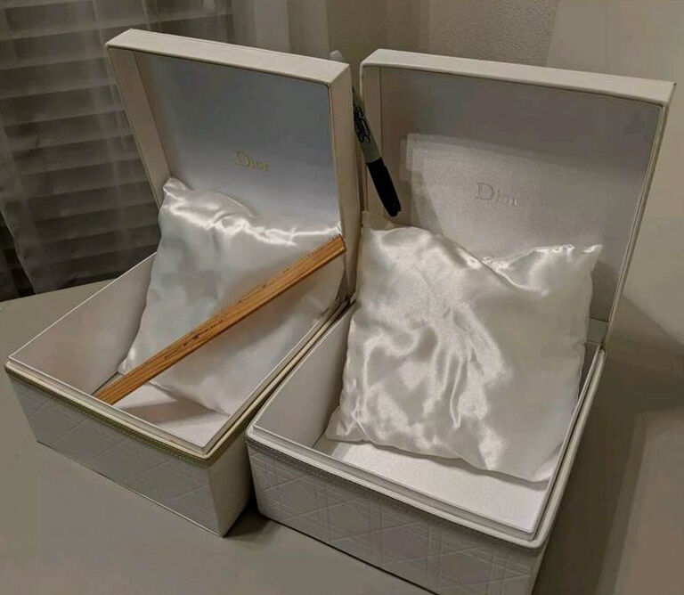 vintage dior coffret 8.5 x (5) x 8.5