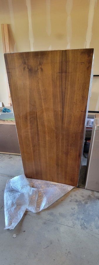 Solid wood desk