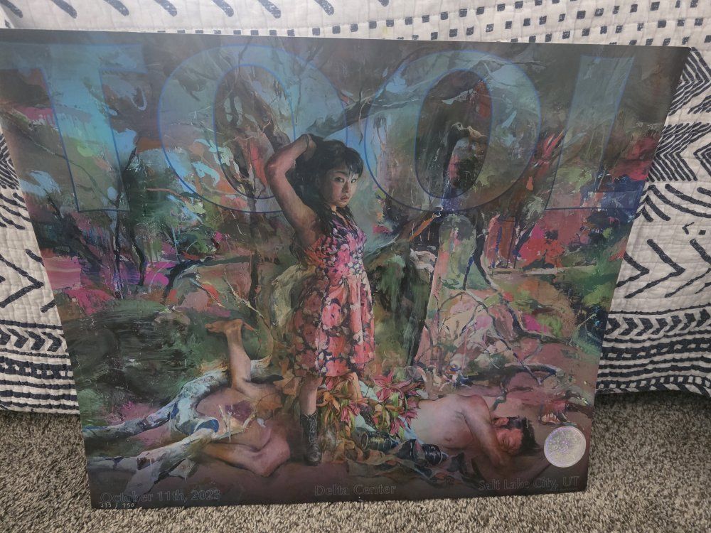 Tool artwork from concert 10/11/2023