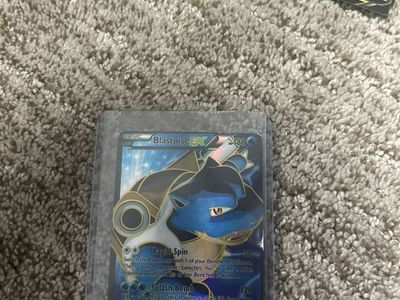 Blastoise EX Full Art Secret Rare Pokémon Card 142/108