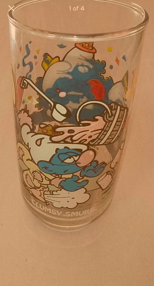 Smurf glass