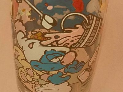 Smurf glass