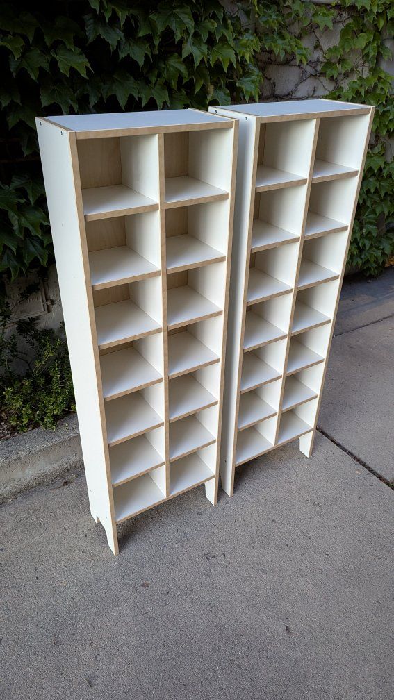 Compact Disc Storage Towers, Pair