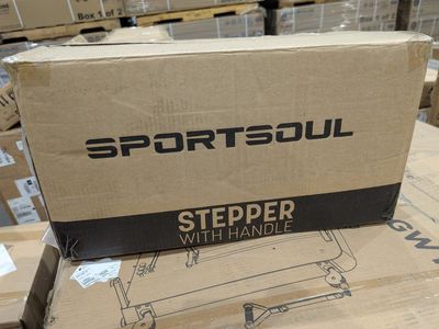 Stepper Machine Adjustable Standing Toning Fitness Workout Exercise with Handle Great Unused Open Box