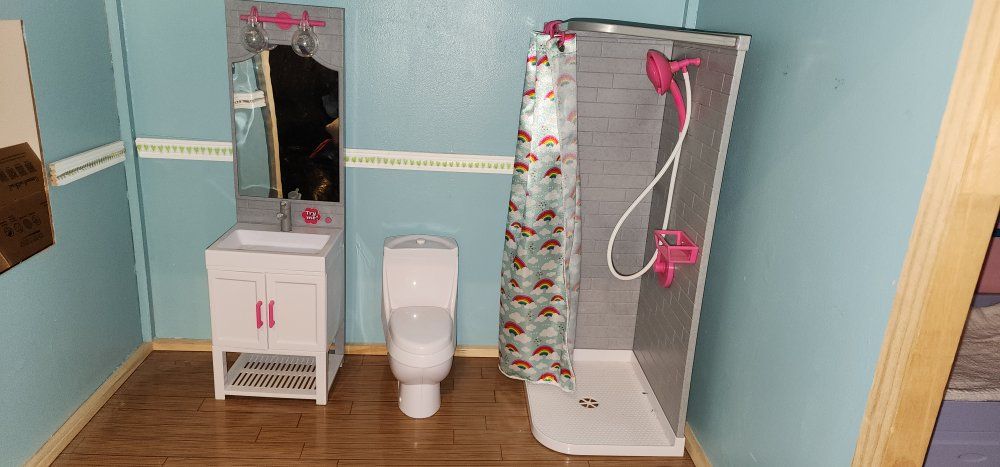 Doll Bathroom set