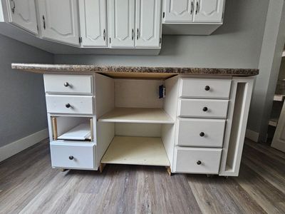 Kitchen cabinets with Island/Bar