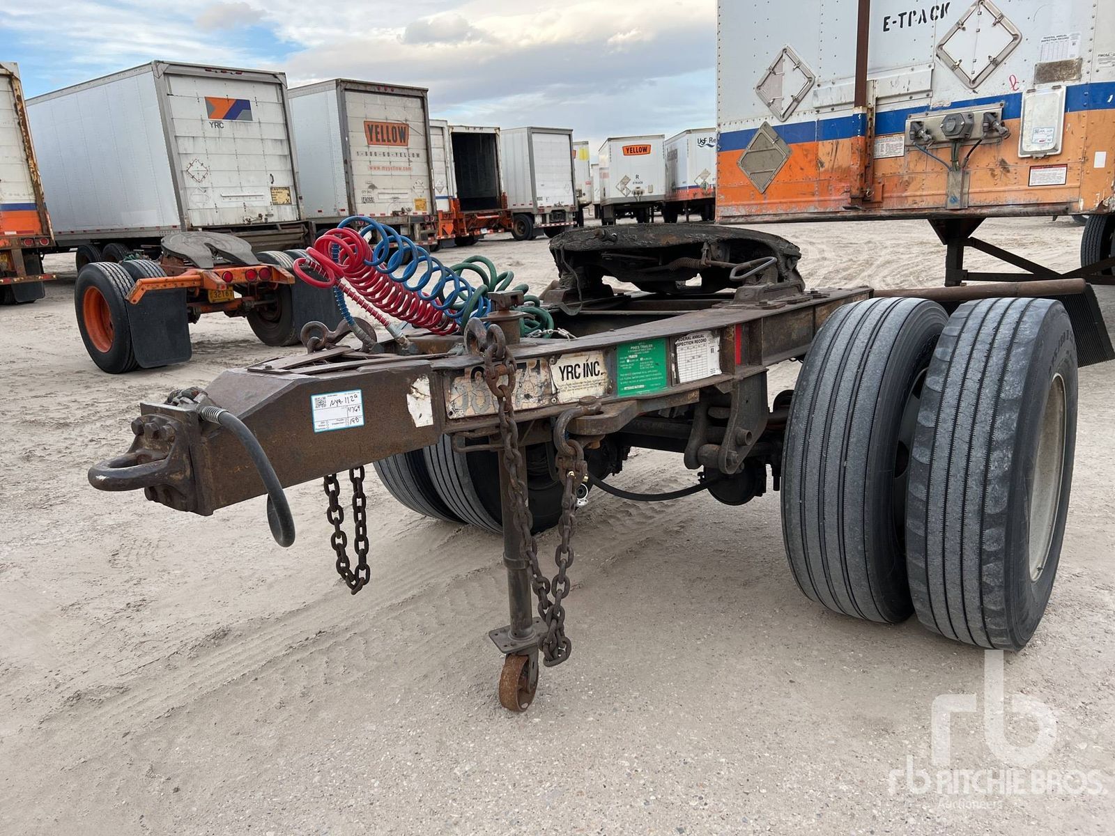 1992 PINES Single Axel Semi Dolly