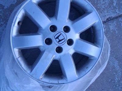 Honda 5x114.3 Wheel 17 inch OEM Rim Silver Alloy - Used Condition