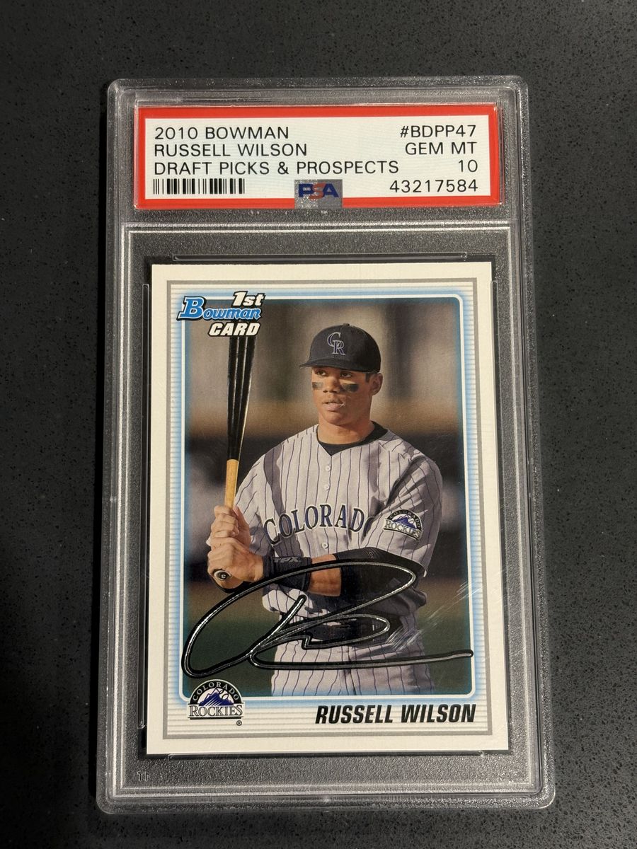 Russell Wilson Rockies Rookie! PSA10 Seahawks