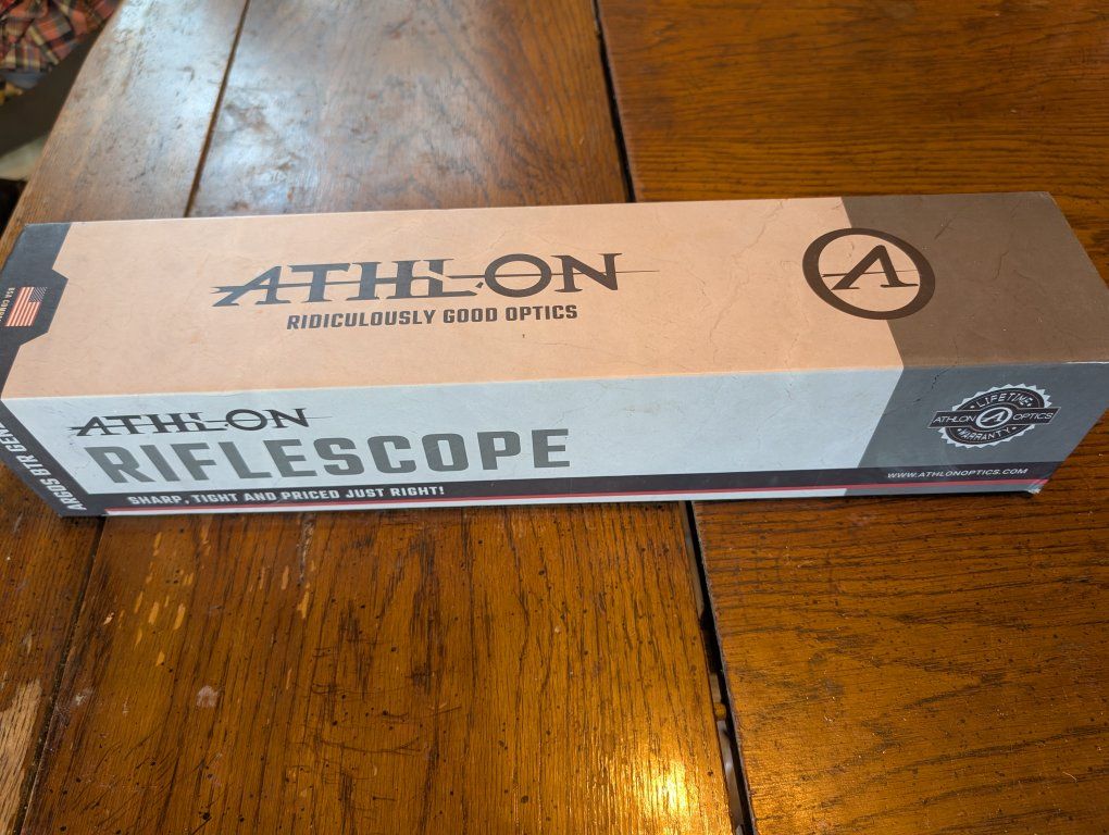 brand new Athlon Argos BTR Gen2 8-34x56 scope