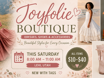 Joyfolie Girls Dresses Boutique Discount Sale!! NEW WITH TAGS! Sat Aug 1, 8-11, Lehi
