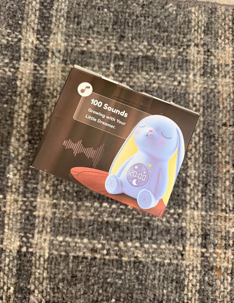 Little Dreamer Rabbit Sleep Trainer and Sound Machine with 100 Sounds