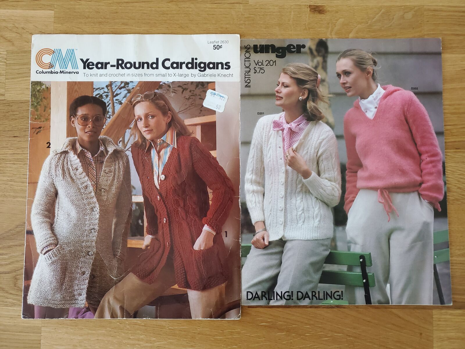 Assorted Books and Leaflets for Knitting and Crochet