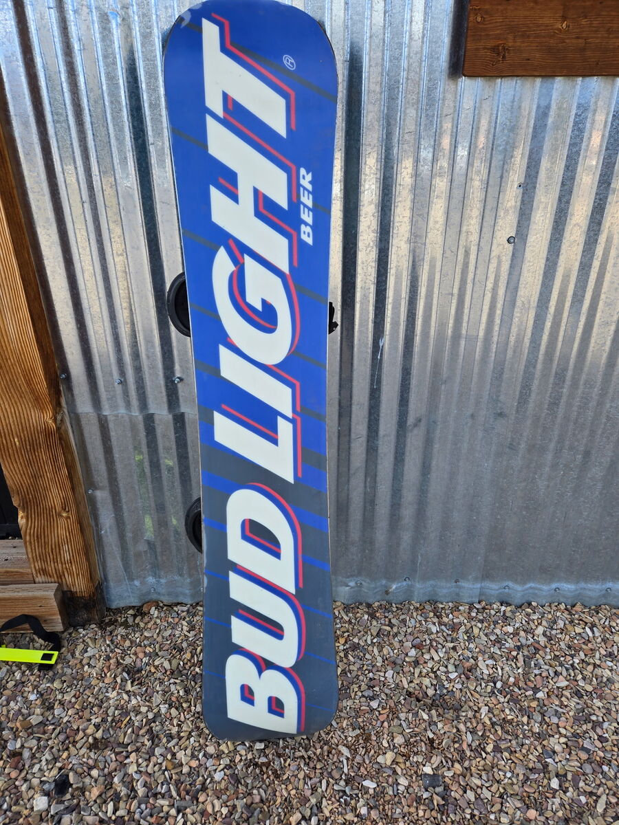 Bud light snowboard never used vintage