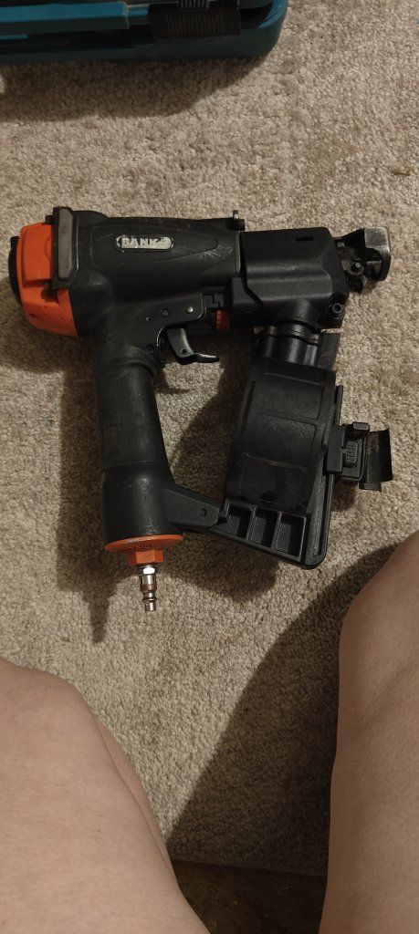 Bauer Pneumatic Coil Nailer Framing Nail Gun
