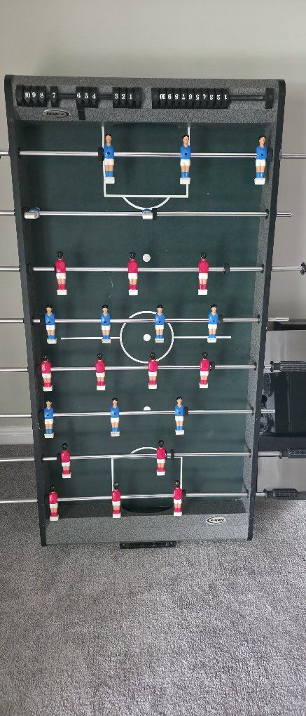 OBO-Tabletop Foosball Game - Compact Soccer Table, Score Keepers - Used, Good Condition