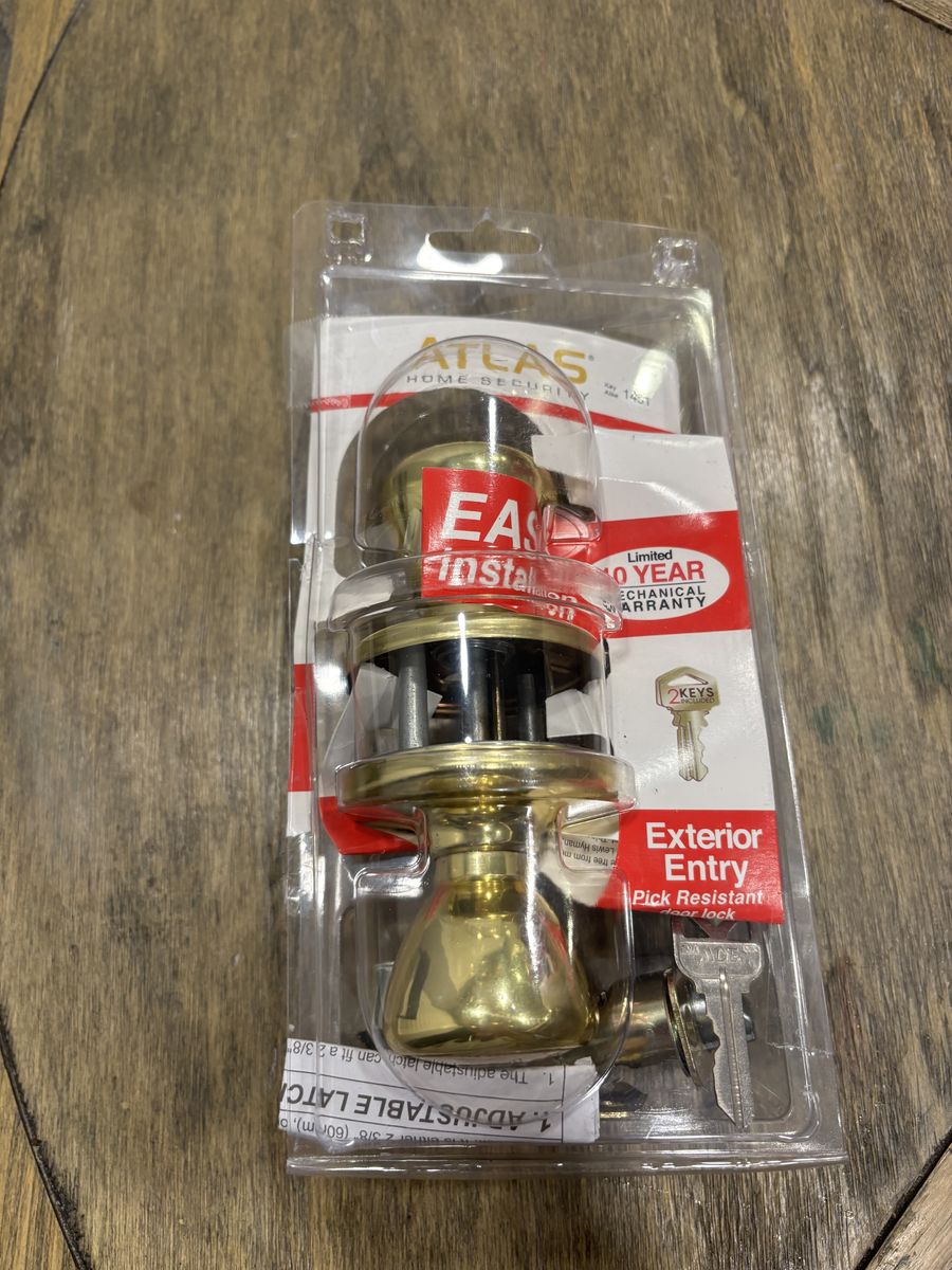 Brass Exterior Entry Door Knob