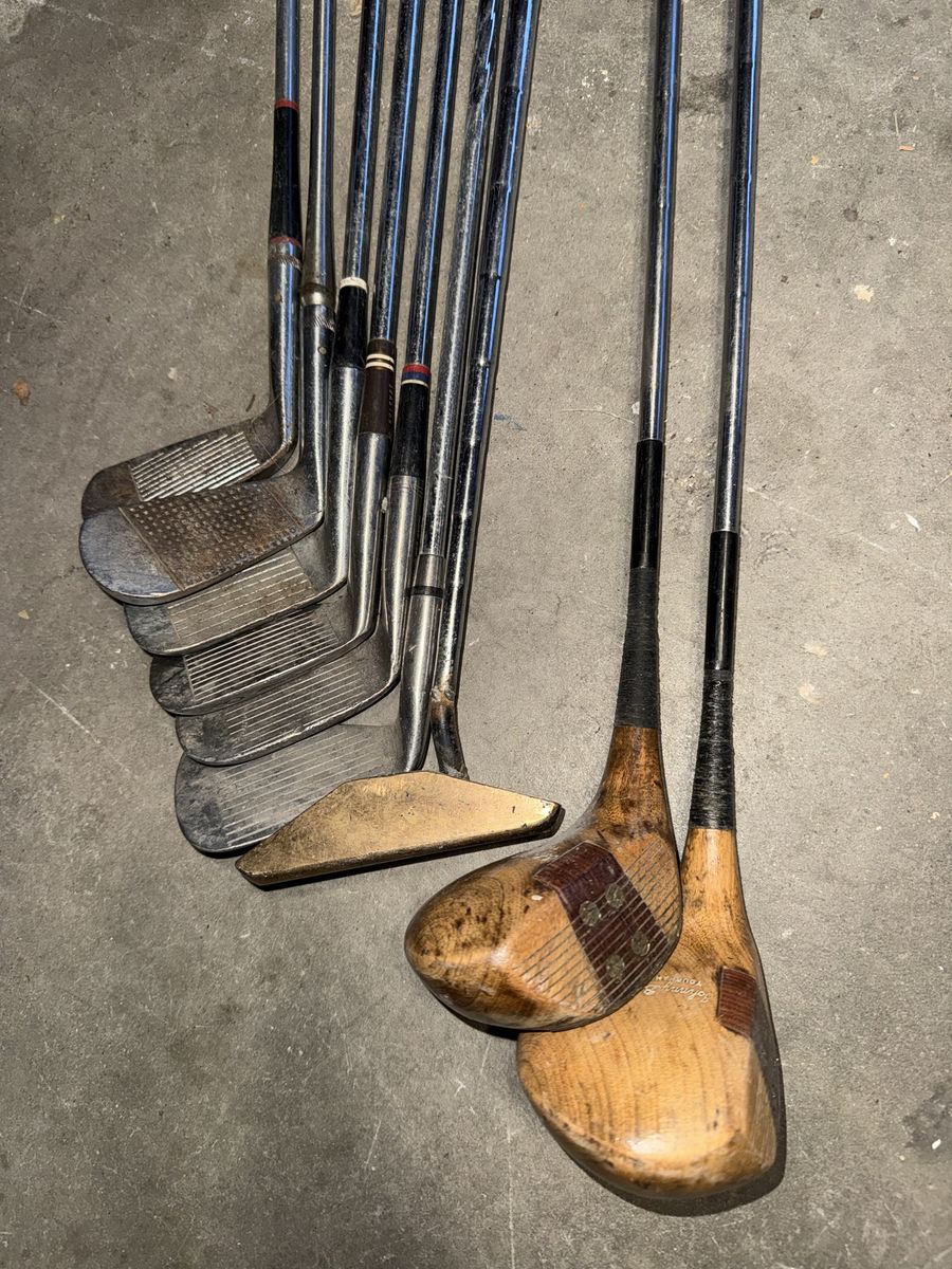 Old golf clubs