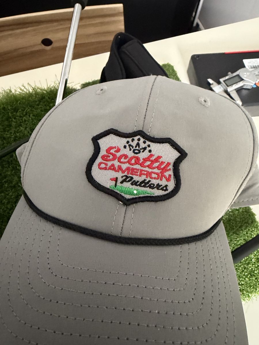Scotty Cameron Putters Gray Rope Snapback Golf Hat - Adjustable One Size