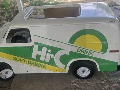 Vintage H-iC Soft Drinks Mini Van Go-Kart, Working Engine
