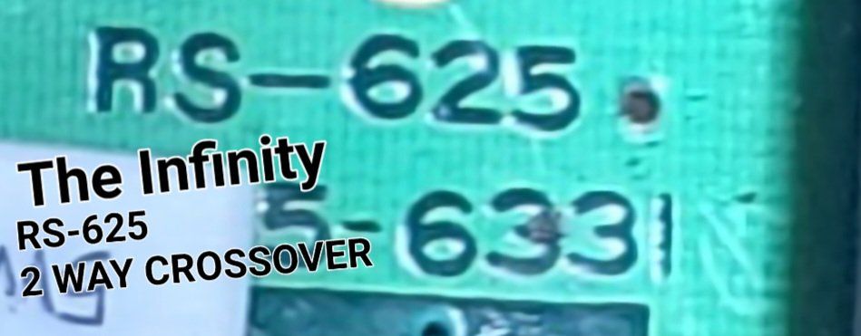 Infinity RS625 CROSSOVERS