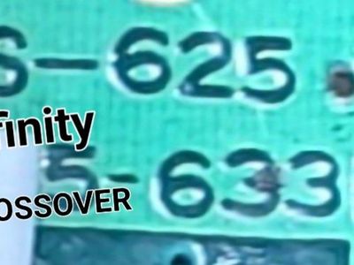 Infinity RS625 CROSSOVERS