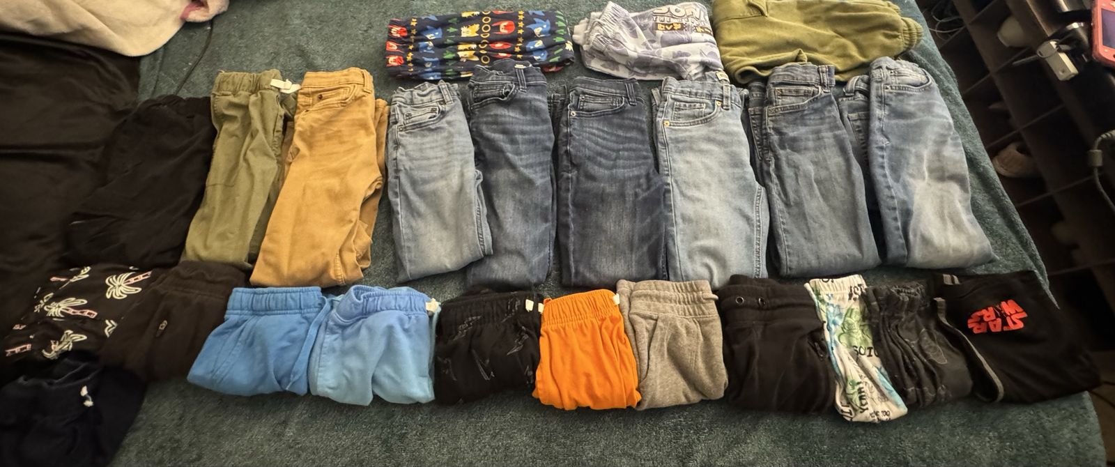 Boys' Mixed Clothing Lot: Jeans, Pants, Shorts, & Shirts (Sizes 6/7, 8, & 9/10) 1: $3 2: $7