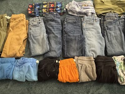Boys' Mixed Clothing Lot: Jeans, Pants, Shorts, & Shirts (Sizes 6/7, 8, & 9/10) 1: $3 2: $7