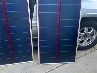 Brand new unistar 100 watt solar panels new X-sale