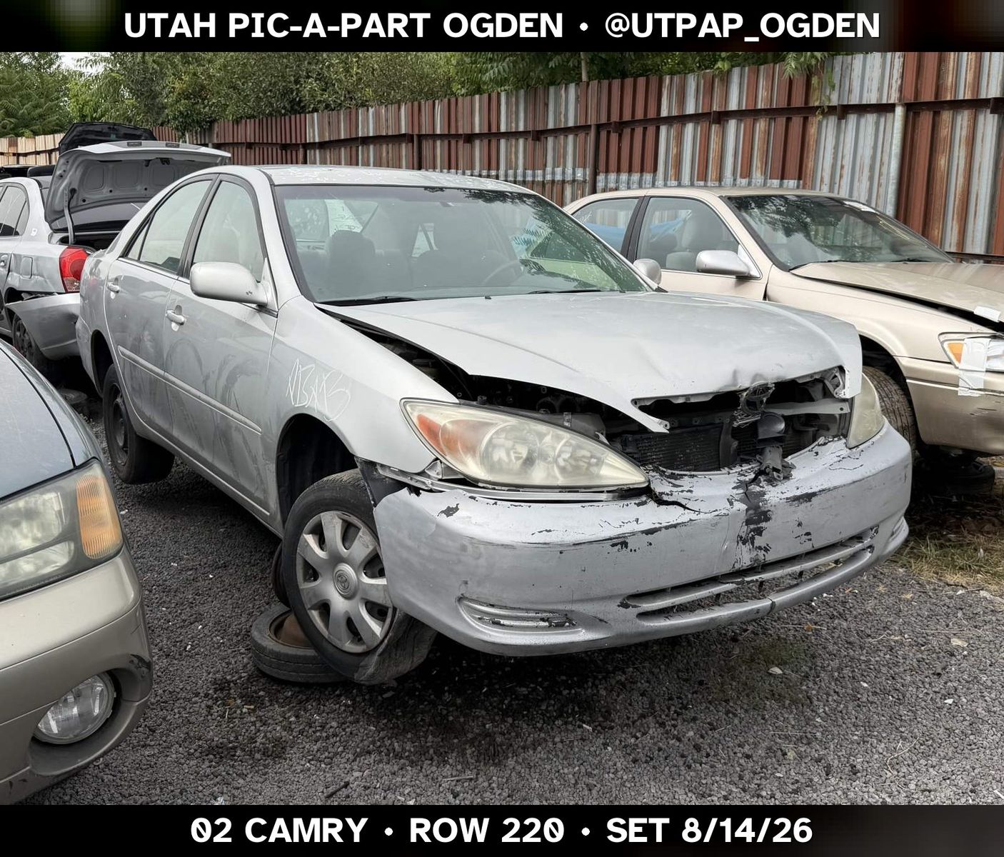 Just In! 2002 Toyota Camry Parts - UTPAP Ogden