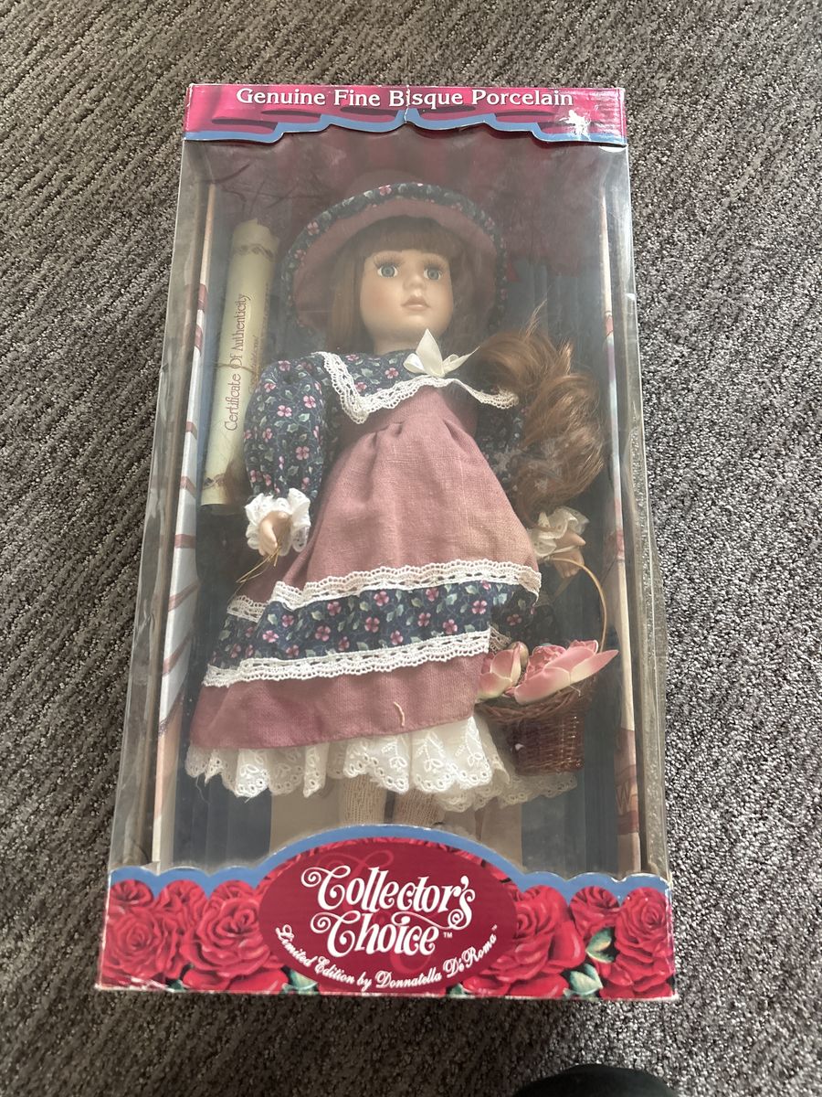 Vintage Collector's 1989 Porcelain Doll NIB