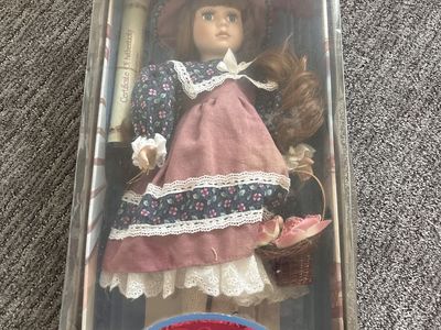 Vintage Collector's 1989 Porcelain Doll NIB