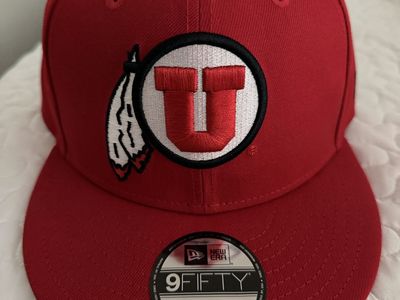 New Era & Zephyr University of Utah Utes Scarlet Snapback & White Stretch Fit Hats