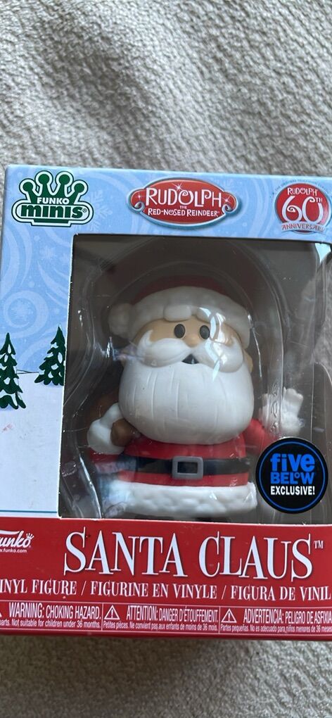 Funki Minis Rudolph The red Nosed reindeer Santa