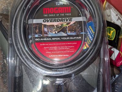 MOGAMI OVERDRIVE GUITAR CABLE 12FT
