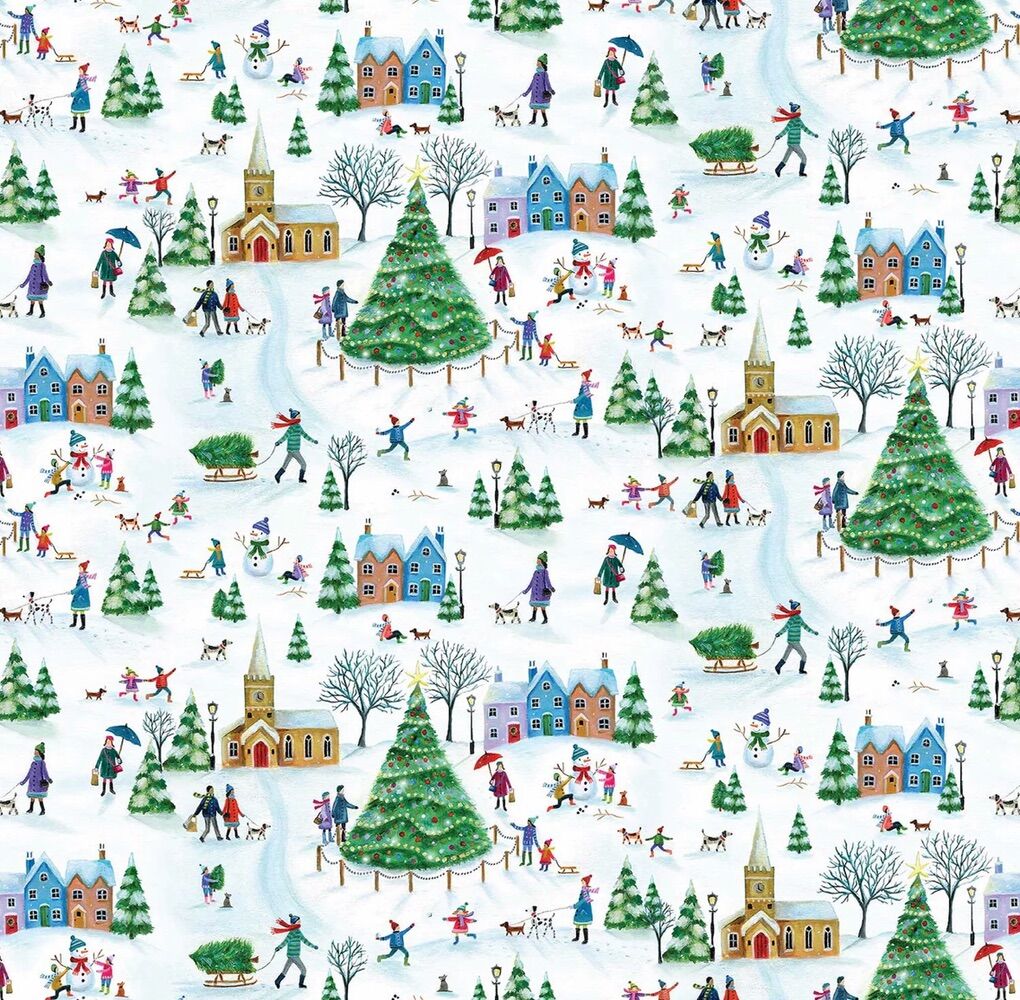 New 833ft Roll Of Bulk Premium Christmas Wrapping