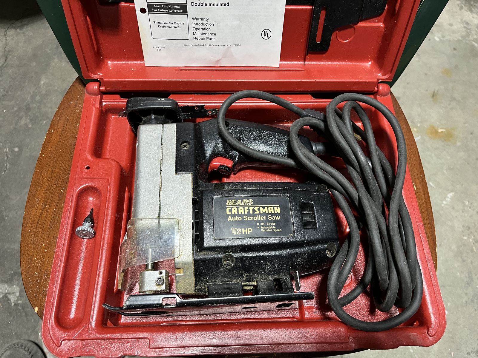 CRAFTSMAN AUTOSCROLLER SABER SAW SET