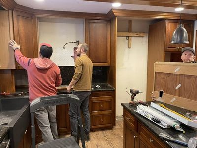 Kitchen cabinets and countertops