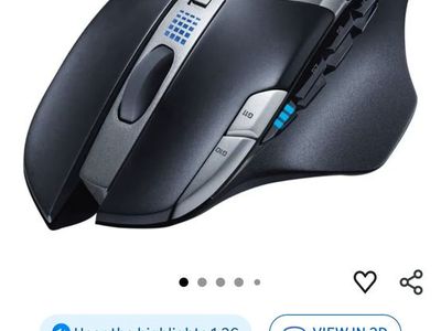 Gaming mouse Logitech