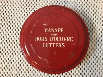 PICK Canape Hor DOeuvre Cutters vintage or Wilton Paper Cupcake Baking Cups, 3 1/8in Picks Lot of 8 items