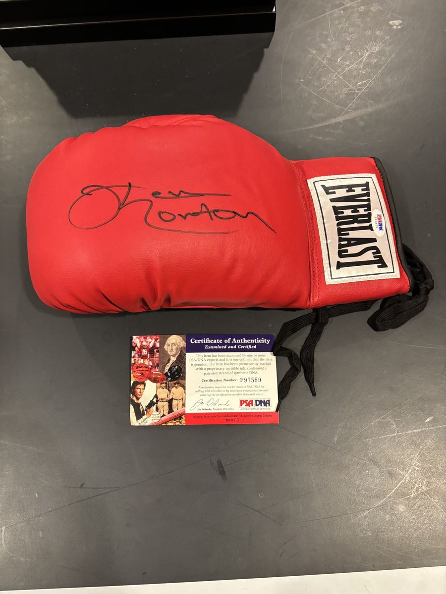 Ken Norton PSA Signed Boxing Glove