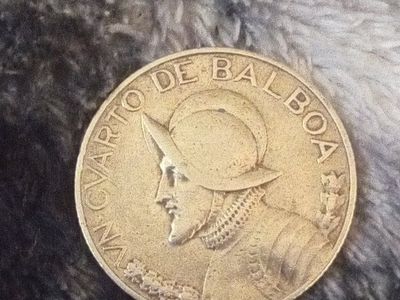 1930 90% silver Panamanian coin $15